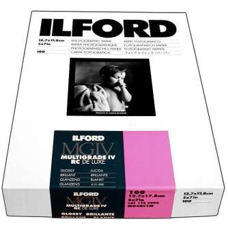 Фотобумага - Ilford paper 12.7x17.8cm MGIV 1M glossy 100 sheets (1769900) - быстрый заказ от производителя