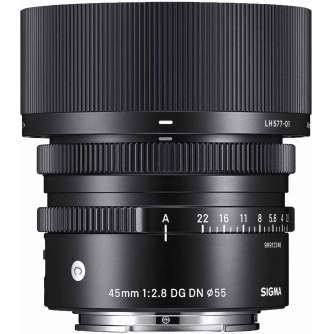 Objektīvi - Sigma 45mm F2.8 DG DN Sony E-mount [CONTEMPORARY] 360965 - быстрый заказ от производителя