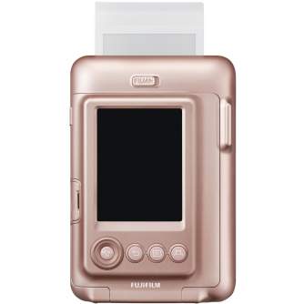 Фотоаппараты моментальной печати - FUJIFILM Instant camera & Smartphone printer instax mini LiPlay Blush Gold - быстрый заказ от