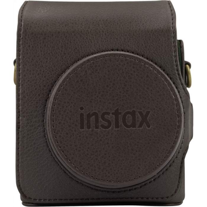 Bags for Instant cameras - Fujifilm Instax Mini 90 bag + strap, brown - quick order from manufacturer