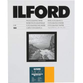 Foto papīrs - Ilford paper 12.7x17.8cm MGIV 25M satin 100 sheets (1771912) - ātri pasūtīt no ražotāja