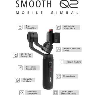 Video stabilizatori - Zhiyun Smooth Q2 - ātri pasūtīt no ražotāja