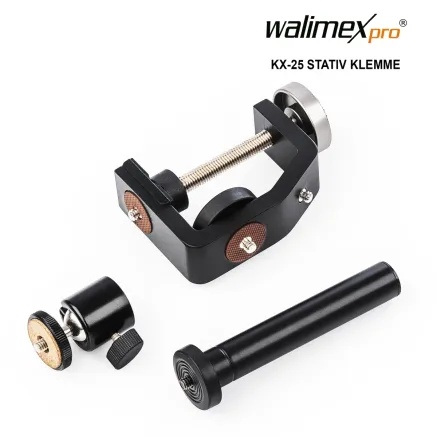 Walimex pro KX-25 Stand Clamp with ball head