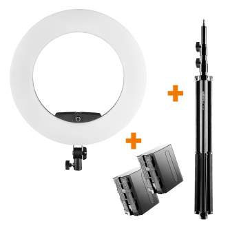 Ring Light - Walimex pro LED Ring Light Medow 960 Pro Set2 - buy today in store and with delivery