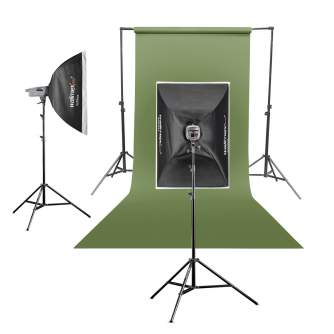 Backgrounds - Walimex pro paper background 1,35x10m,green chroma - quick order from manufacturer