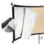 Reflector Panels - Walimex pro 3in1 Reflector Halfpipe, concave150x60 - buy today in store and with delivery