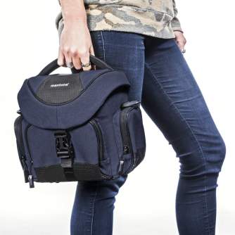 Наплечные сумки - Mantona Premium Camerabag blue - быстрый заказ от производителя
