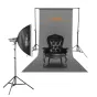 Фоны - Walimex pro paper background 1,35x10m, grey - быстрый заказ от производителя
