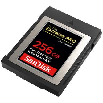 Atmiņas kartes - SanDisk Extreme PRO CFexpress Type B 1700MB/s 256GB - ātri pasūtīt no ražotāja