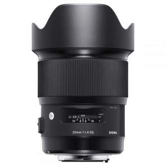 Objektīvi - Sigma 20mm F1.4 DG HSM Sony E-mount [ART] - быстрый заказ от производителя