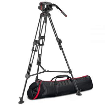 Video Tripods - Manfrotto 509 Video Head with 645 Fast Twin Alu Tripod (MVK509TWINFA) - buy today in store and with delivery