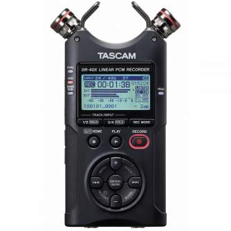 Skaņas ierakstītāji - Tascam DR-40X Four-Track Audio Recorder - ātri pasūtīt no ražotāja