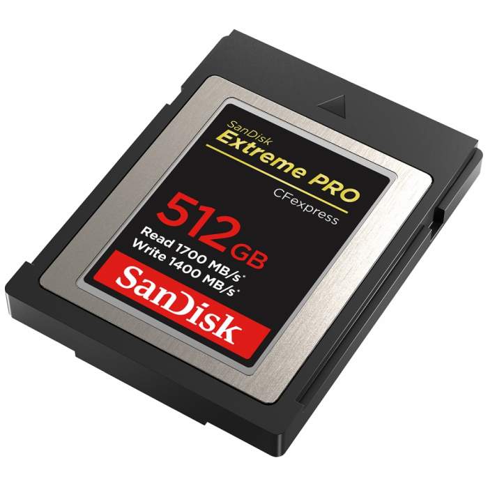 Memory Cards - SanDisk Extreme PRO CFexpress Type B 1700MB/s 512GB - quick order from manufacturer