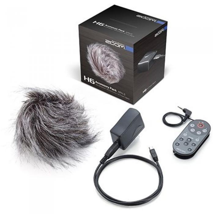 Аксессуары для микрофонов - Zoom APH-6 accessroy kit for H6 recorder, remore, power supply, deadcat - быстрый заказ от производи