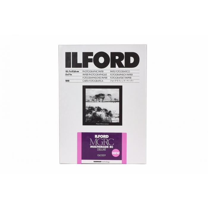 Foto papīrs - Ilford Photo ILFORD MULTIGRADE RC DELUXE GLOSSY 20.3x25.4cm 100 - ātri pasūtīt no ražotāja