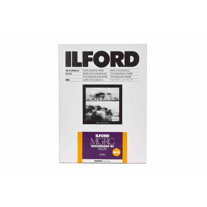 Foto papīrs - Ilford Photo ILFORD MULTIGRADE RC DELUXE SATIN 12.7x17.8cm 100 - ātri pasūtīt no ražotāja