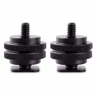 Rigu aksesuāri - SmallRig 1631 Cold Shoe Adpt w/ 3/8 - 1/4 Thread (2 gab.) - быстрый заказ от производителя