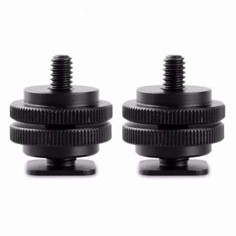 Accessories for rigs - SmallRig 1631 Cold Shoe Adpt w/ 3/8" - 1/4" Thread (2 gab.) - buy today in store and with delivery