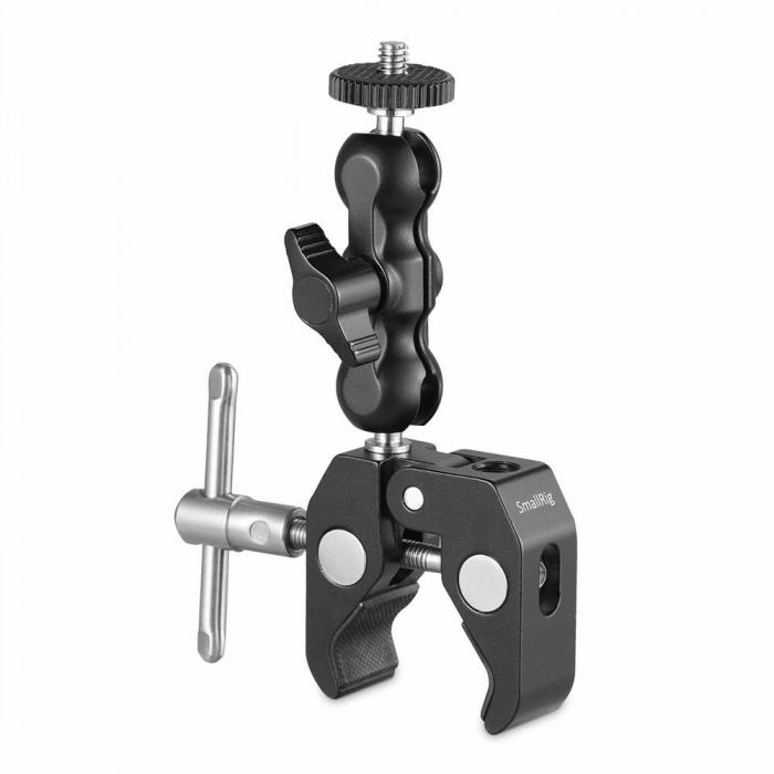 Rigu aksesuāri - SmallRig 2164 Crab-Shaped Clamp w/ Ballhead M-Arm - ātri pasūtīt no ražotāja Profesionāļu labākā izvēle