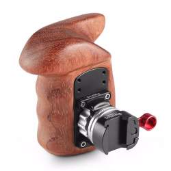 Handle - SmallRig 2117 Right Side Wooden Grip w/NATO Mount - quick order from manufacturer