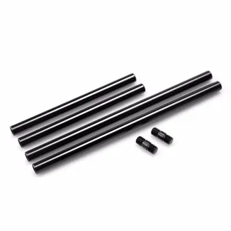 Аксессуары для плечевых упоров - SmallRig 1659 15mm with M12 Thread Black Aluminum Alloy Rods Combination 1659 - быстрый заказ о