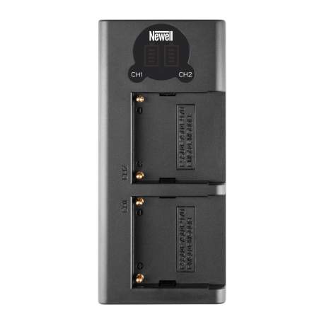 Зарядные устройства - Newell DL-USB-C dual channel charger for NP-F550/770/970 - купить сегодня в магазине и с доставкой