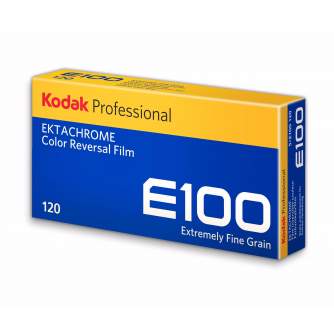 Foto filmiņas - KODAK EKTACHROME E100 120X5 daylight balanced colour positive film - perc šodien veikalā un ar piegādi
