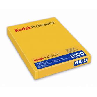 Photo films - KODAK EKTACHROME E100 4X5 10 SHEETS daylight balanced colour positive film - quick order from manufacturer