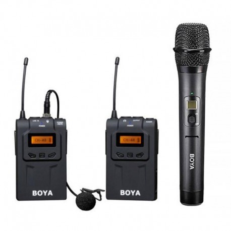 Больше не производится - Boya UHF Lavalier Microphone Wireless BY-WM6 + hanheld