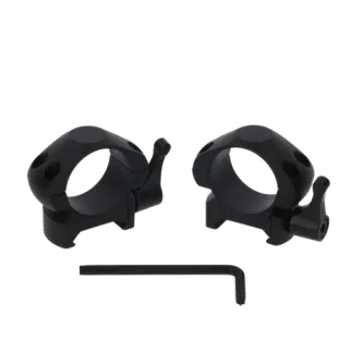 Optiskie tēmekļi - Konus Quick Release Mounting Rings 25,4 mm Low - ātri pasūtīt no ražotāja