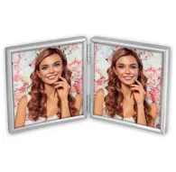 Photo Frames - Zep Photo Frame 120DS01-44 Silver 2x 10x10 cm - quick order from manufacturerPhoto Frames - Zep Photo Frame 120DS01-44 Silver 2x 10x10 cm - quick order from manufacturer