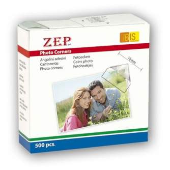 Photo Albums - Zep Photo Corners Self-adhesive CR500 500 Pcs 15x15 mm - quick order from manufacturer