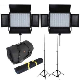 LED Light Set - Falcon Eyes LED Lamp Set LPW-600TD Set 1 - quick order from manufacturer