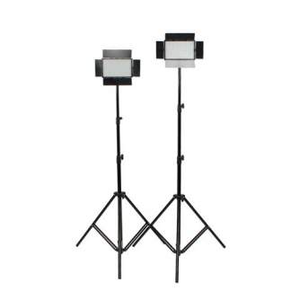 LED лампы комплекты - Falcon Eyes LED Lamp Set Dimmable DV-384CT with Lightstand and Bag - быстрый заказ от производителя