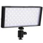 Falcon Eyes T6 bi‑color LED panel light with mini ball head mount, 144 LEDs, 20 W, portable studio lighting