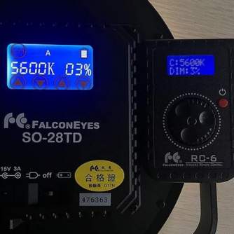 Radio palaidēji - Falcon Eyes LED Remote Control RC-6 - ātri pasūtīt no ražotāja