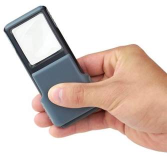 Увеличительные стекла/лупы - Carson Pop-Up Pocket Magnifier with LED 5x40mm - купить сегодня в магазине и с доставкой