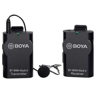 Wireless Lavalier Microphones - Boya Microphone Wireless BY-WM4 Mark II for DSLR and Smartphone - quick order from manufacturer