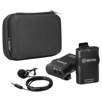 Wireless Lavalier Microphones - Boya Microphone Wireless BY-WM4 Mark II for DSLR and Smartphone - quick order from manufacturer