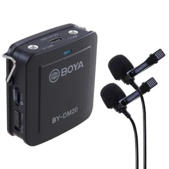 Lavalier Microphones - Boya Interview Kit BY-DM20 for iOS und Android - quick order from manufacturer