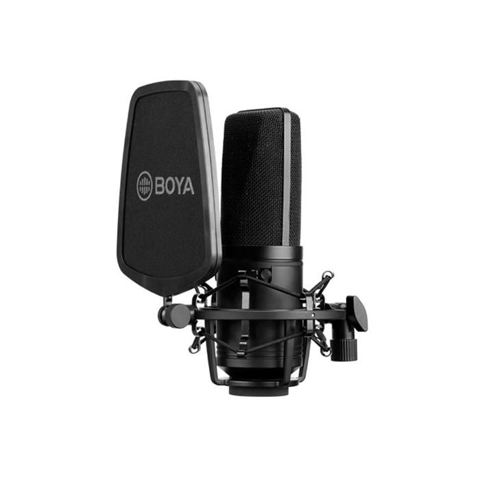 Микрофоны - Boya Large-Diaphragm Condenser Microphone BY-M1000 - быстрый заказ от производителя