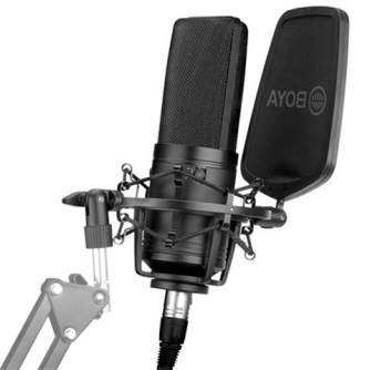 Podkāstu mikrofoni - Boya Large-Diaphragm Condenser Microphone BY-M1000 - ātri pasūtīt no ražotāja