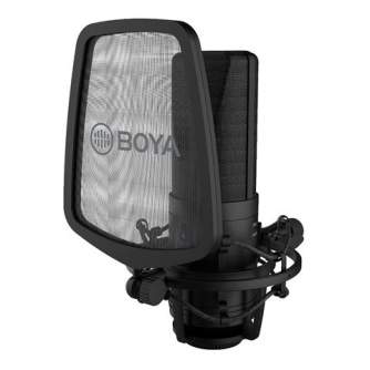 Podkāstu mikrofoni - Boya Large-Diaphragm Condenser Microphone BY-M1000 - ātri pasūtīt no ražotāja