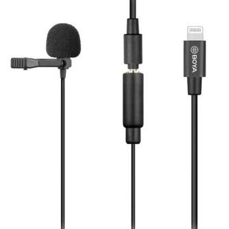 Microphones - Boya Clip-on Lavalier Microphone BY-M2 for iOS - buy today in store and with delivery