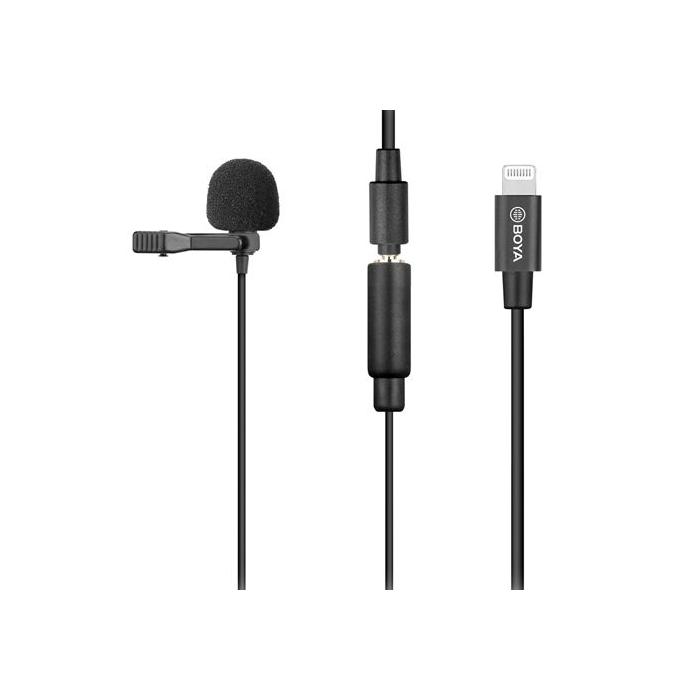 Mikrofoni - Boya Clip-on Lavalier Microphone BY-M2 for iOS - perc šodien veikalā un ar piegādi