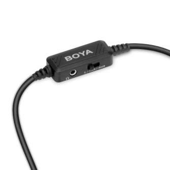 Audio cables, adapters - Boya adapter cable BY-BCA6 XLR - 3.5mm TRS BY-BCA6 - buy today in store and with delivery