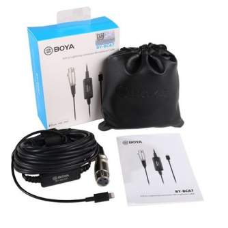 Audio vadi, adapteri - Boya XLR uz Lightning adapteris BY-BCA7 - ātri pasūtīt no ražotāja