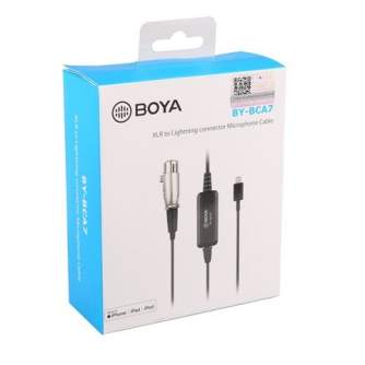 Audio cables, adapters - Boya XLR to Lightning Adapter BY-BCA7 - quick order from manufacturer