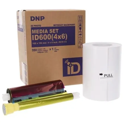 DNP ID Photo Media 1 Roll а 350 Prints 10x15 for ID600