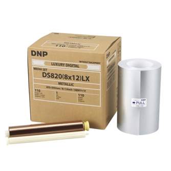 Photo paper for printing - DNP Paper Metallic 1 Roll with 110 prints 20x30 for DS820 - quick order from manufacturer